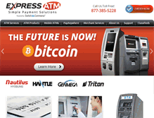 Tablet Screenshot of expressatm.com